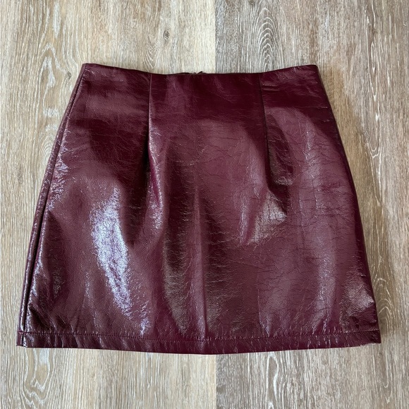 Lulus Dresses & Skirts - Lulu’s Pleather skirt